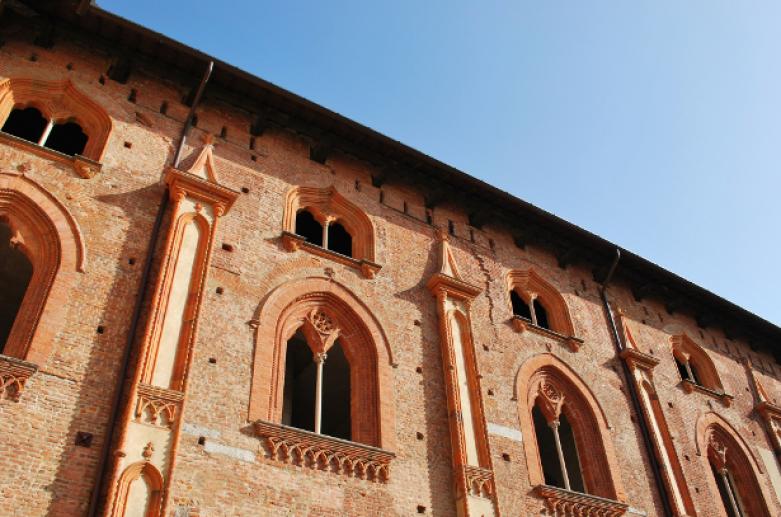 Château de la famille Sforza, à Vigevano