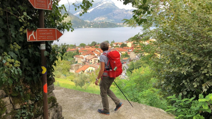 Il Sentiero del Viandante da Abbadia Lariana a Lierna