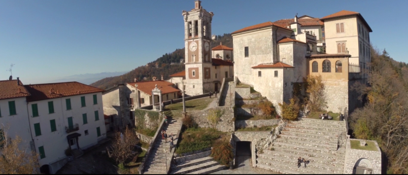 Santuario situato alla fine del viale del Sacro Monte di Varese