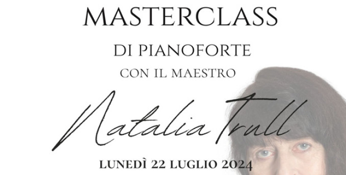 Masterclass di pianoforte con Natalia Trull