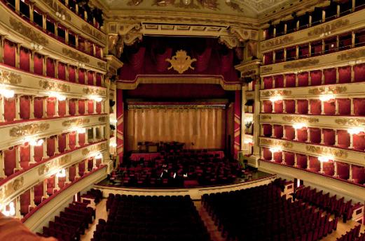 Theater in Mailand, Lombardei zum Besichtigen