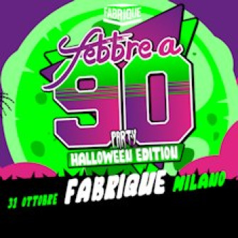 febbre 90 halloween biglietti