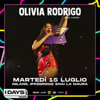 olivia rodrigo biglietti