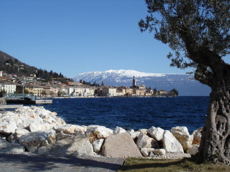 Towards Lake Garda across the plain of Brescia