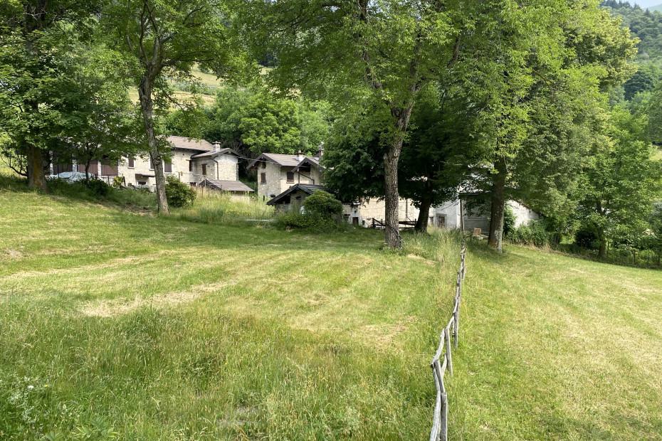Le case contadine del borgo di Monti di Erno