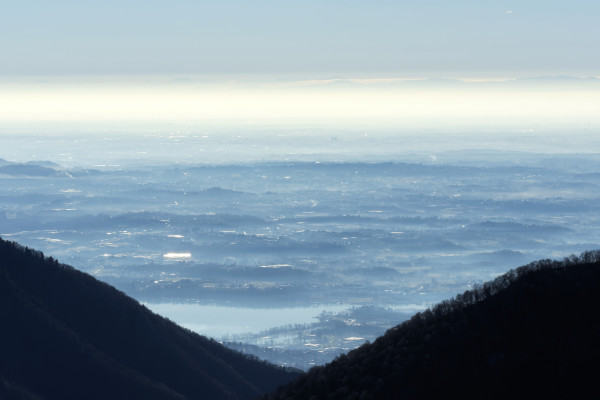 Vista sulla Brianza e Milano