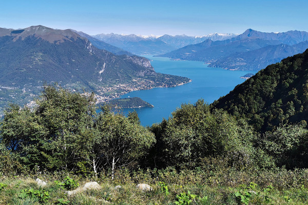 Vista sul Lago di Como dal Colmenacco