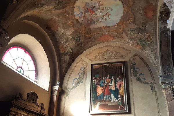 Interno della Chiesa di Santa Maria al Carrobiolo di Monza